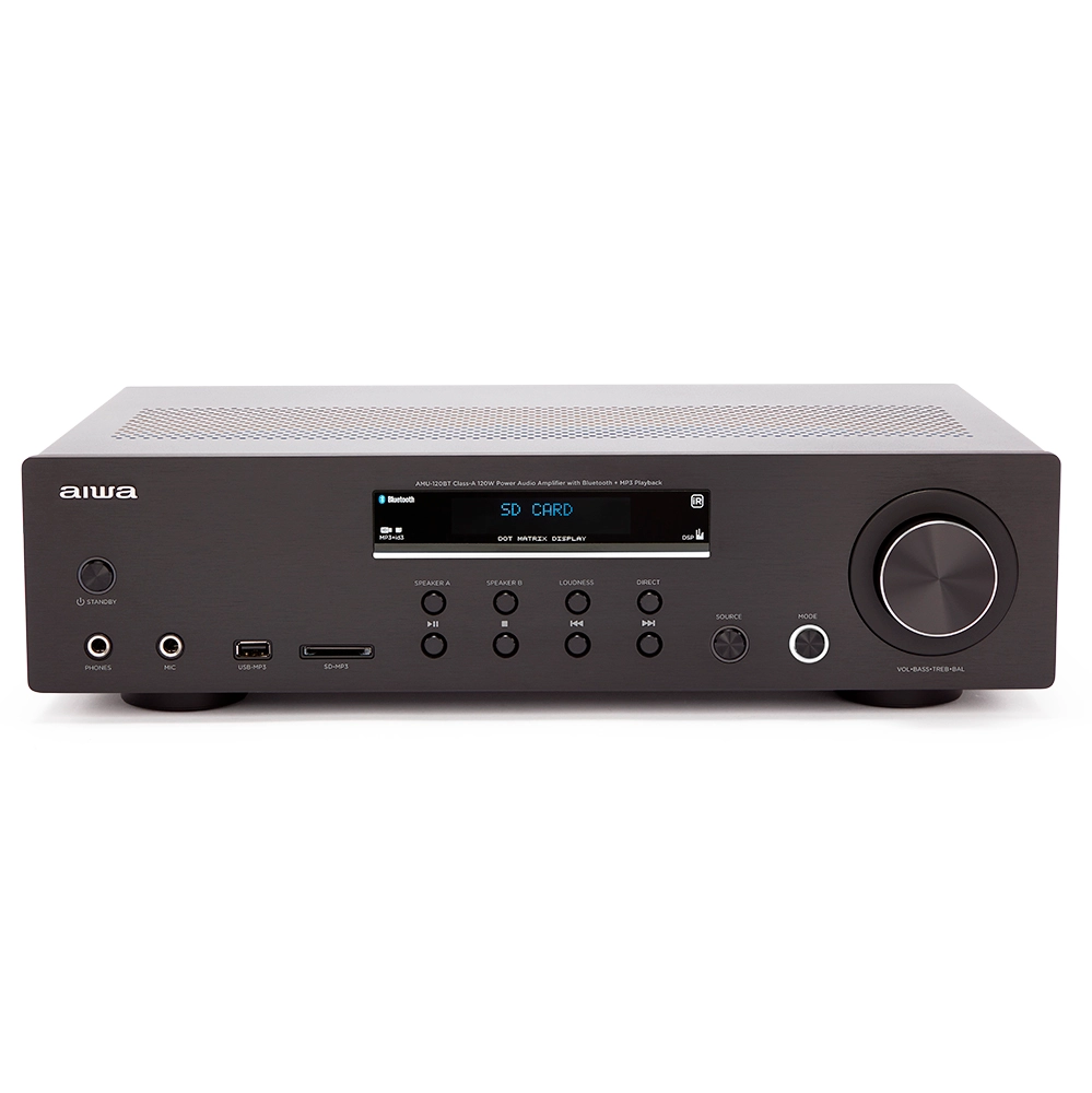 Wzmacniacz Aiwa AMU-120BT/BK Czarny