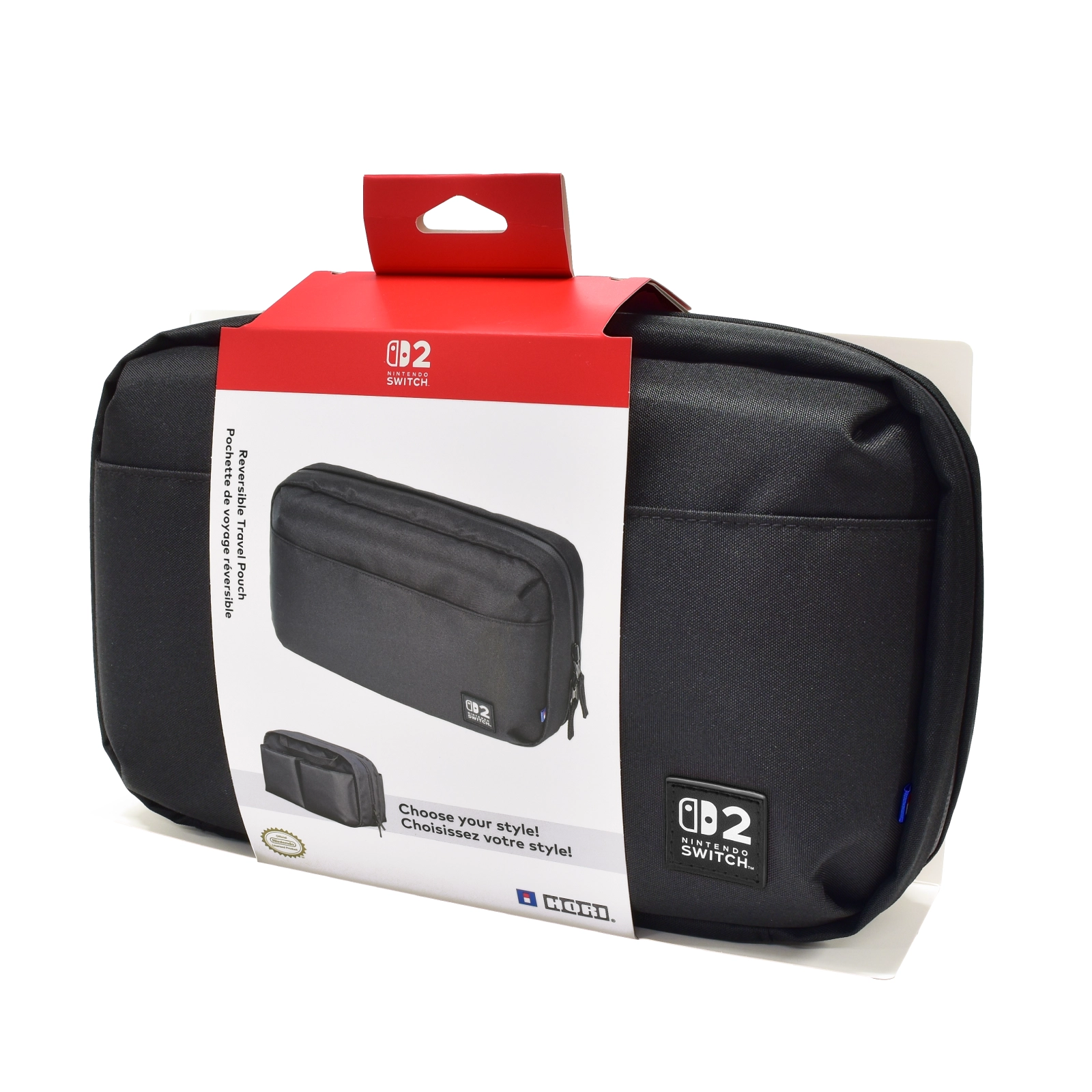 Torba Hori NSX-026E Reversible Travel Pouch Black do Nintemndo Switch 2