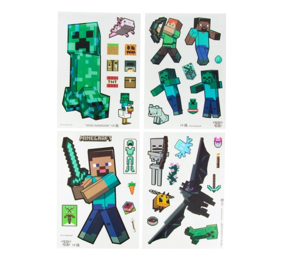 Paladone Dekoracyjne na szybę Minecraft Window Cling Decals