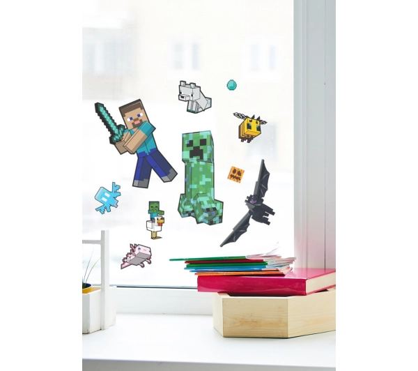 Paladone Dekoracyjne na szybę Minecraft Window Cling Decals