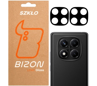 Szkło ochronne Bizon na aparat Silk Lens do Xiaomi Redmi Note 14 Pro 5G / Poco X7 2 sztuki
