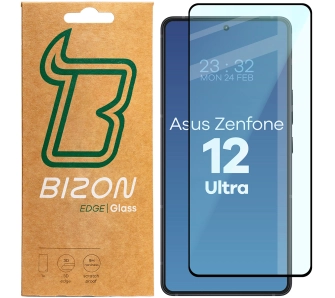 Szkło hartowane Bizon pełne Edge 2 do Asus Zenfone 12 Ultra