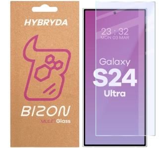 Szkło hybrydowe Bizon Elastyczne Mule do Galaxy S24 Ultra 5G