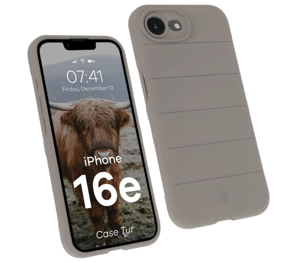 Bizon Tur do iPhone 16e/17e Jasnoszary