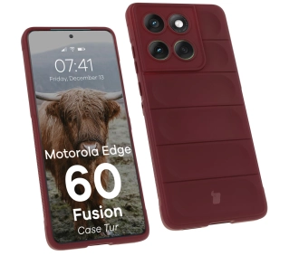 Bizon Tur do Motorola Edge 60 Fusion Burgundowy