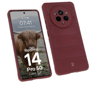 Bizon Tur do Realme 14 Pro 5G Burgundowy