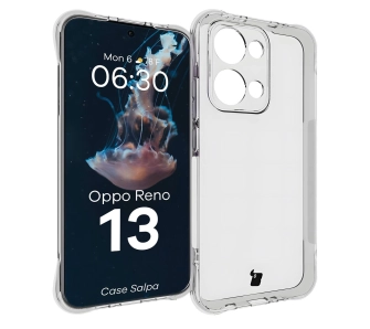 Etui Bizon Salpa do Oppo Reno13 Przezroczysty
