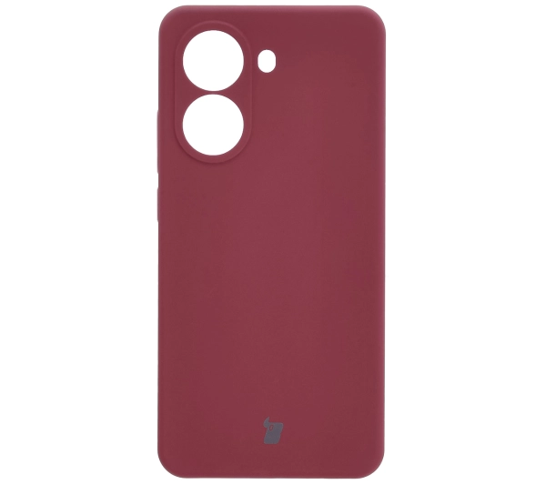 Bizon Silikonowe Soft do Poco X7 Pro Śliwkowy