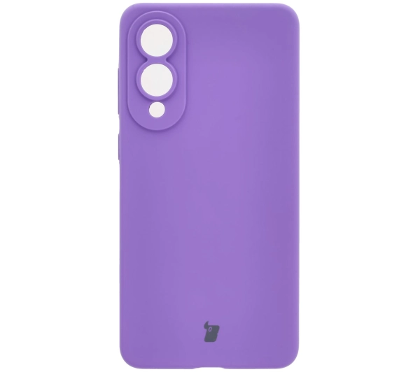 Bizon Silikonowe Soft do Samsung Galaxy S25 Edge Ciemnofioletowy
