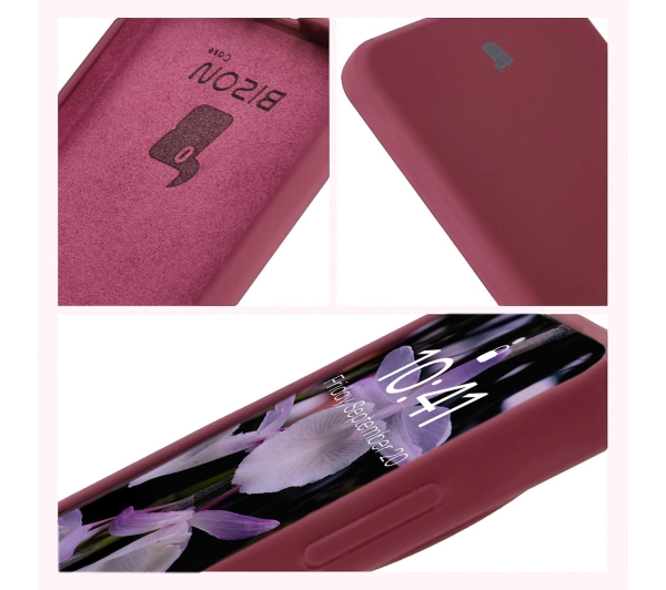 Bizon Silikonowe Soft do OnePlus 13R Ciemnofioletowy