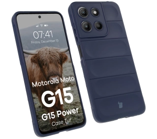 Bizon Tur do Motorola Moto G15/G15 Power Granatowy