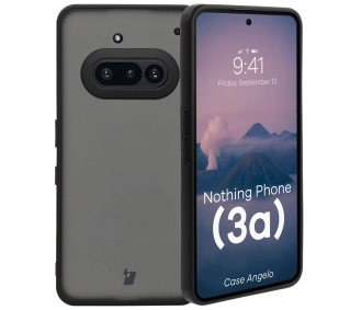 Bizon Angelo do Nothing Phone 3a przydymione z Czarną ramką