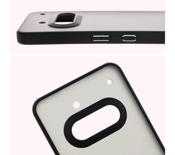 Bizon Angelo do Nothing Phone 3a przydymione z Czarną ramką