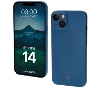 Etui Bizon Łupka do iPhone 14 Niebieski