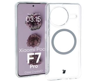 Bizon CrystalO z MagSafe do Xiaomi Poco F7 Pro Przezroczysty