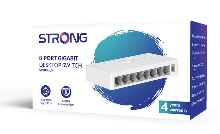 Switch Strong SW8000P Biały