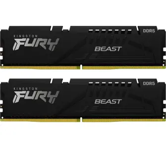 Pamięć RAM Kingston FURY Beast DDR5 64GB (2 x 32GB) 5200 CL40 Czarny