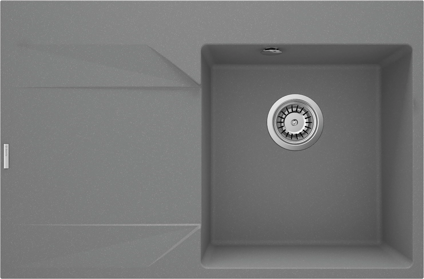 Zlewozmywak Deante Evora ZQJ_S11L Granitowy Szary