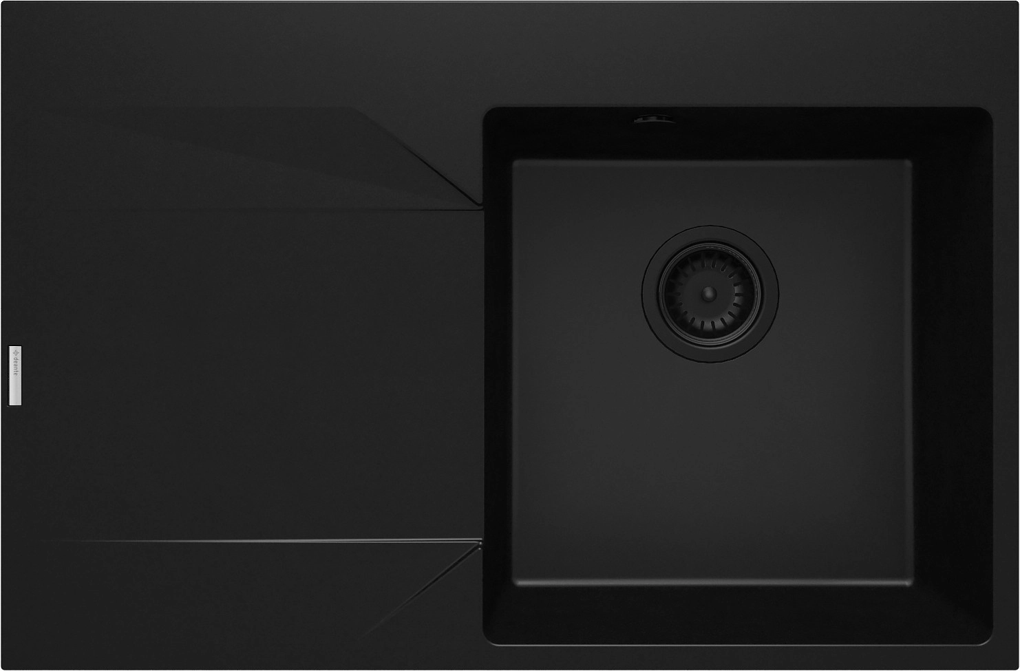 Zlewozmywak Deante Evora ZQJ_N11L Granitowy Nero