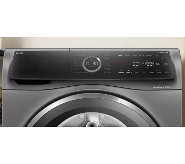 Bosch WNC254ARPL Serie 8 62,2cm 10,5kg/6kg Funkcje AI  - TRZECI -55%, ALBO 5-TY ZA 1ZŁ - Kup na Raty - RRSO 0%