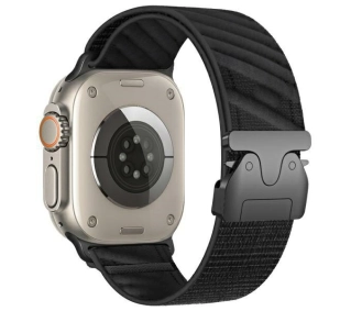 Beline do Apple Watch Oblique Parachute buckle 38/40/41mm Czarny