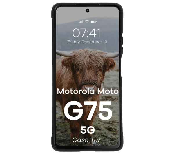 Bizon Tur do Motorola Moto G75 5G Czarny