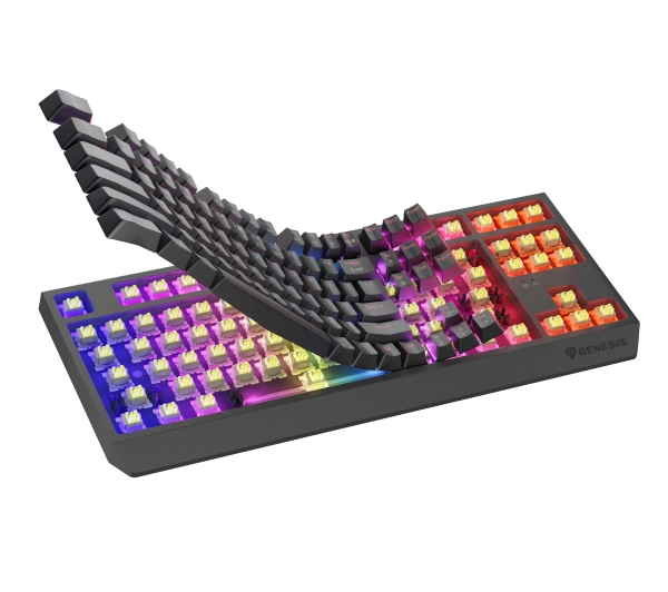 Genesis Thor 230 TKL US RGB Outemu Silent Lemon Czarny