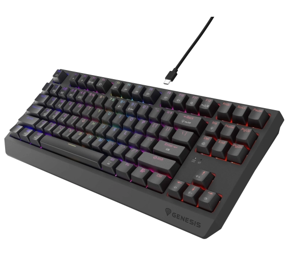 Genesis Thor 230 TKL US RGB Outemu Silent Lemon Czarny