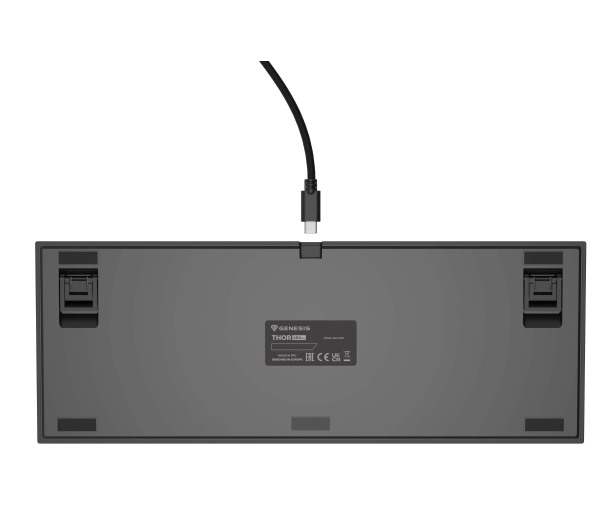Genesis Thor 404 TKL US RGB Kailh Box Brown V2 Czarny