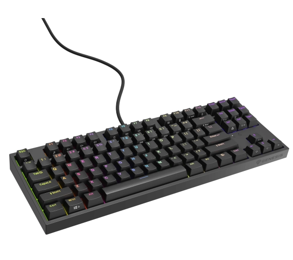 Genesis Thor 404 TKL US RGB Kailh Box Brown V2 Czarny