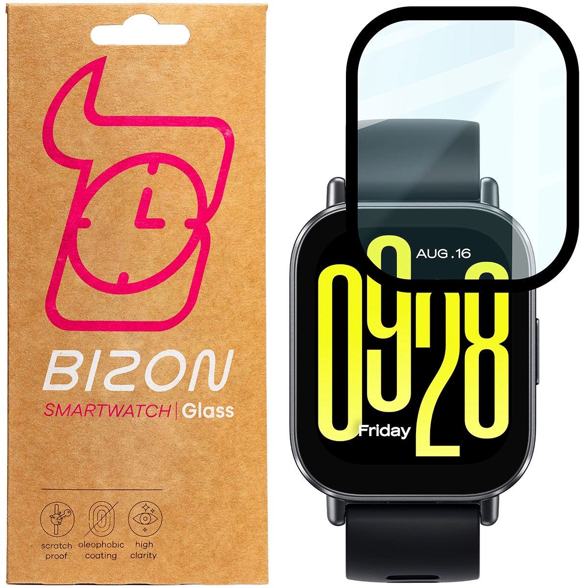 Szkło hybrydowe Bizon Edge Hybrid do Xiaomi Redmi Watch 5