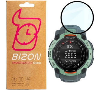 Szkło hybrydowe Bizon Edge Hybrid do Garmin Instinct 3 45 mm
