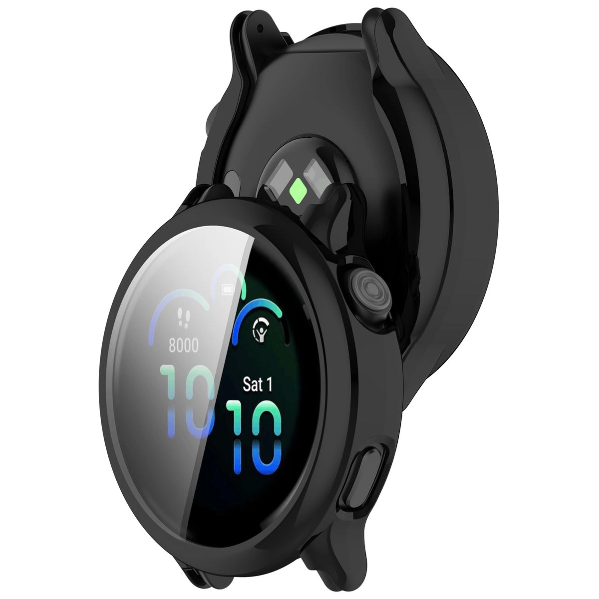 Nakładka na tarczę Bizon Felipe do Garmin Vivoactive 6 czarny