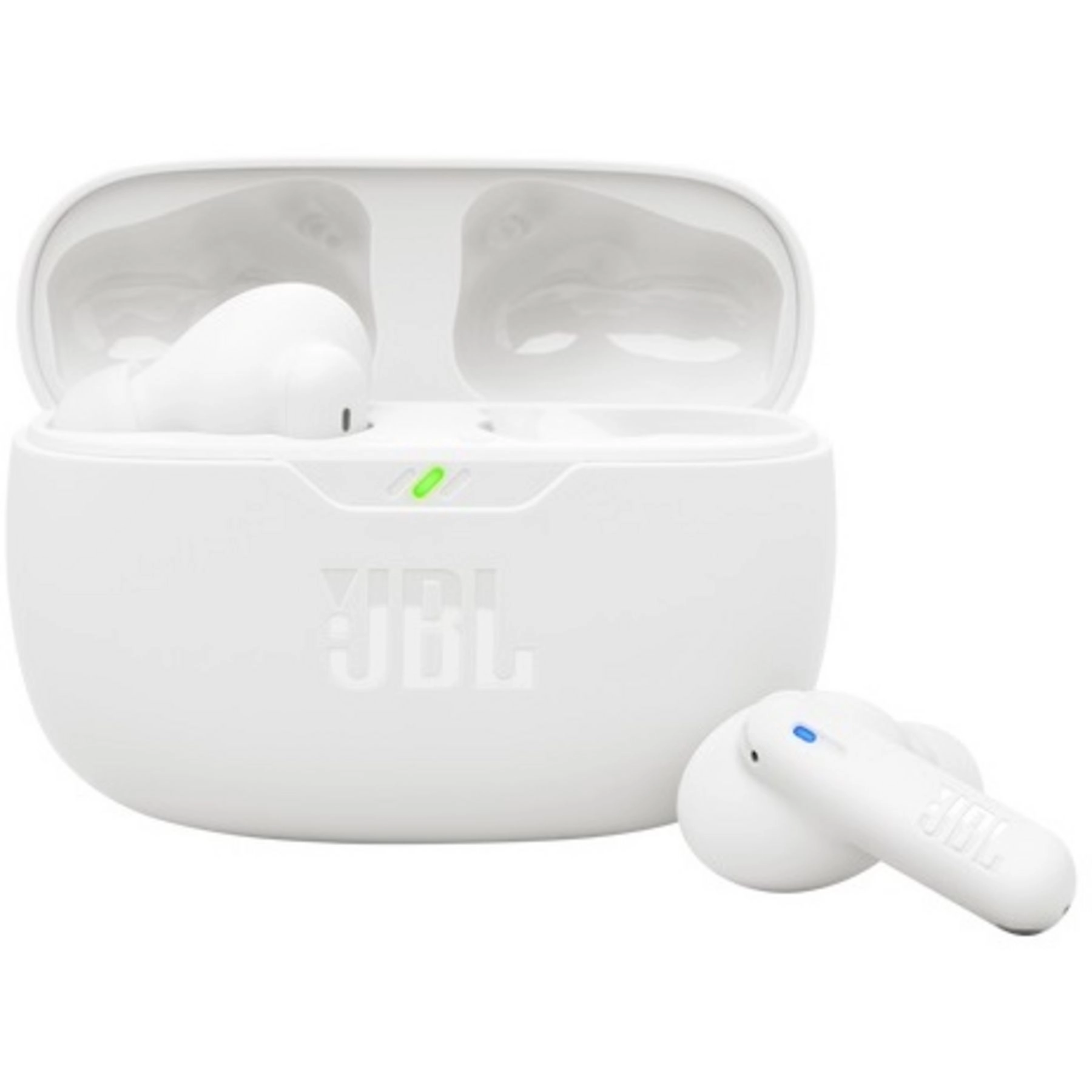 Słuchawki bezprzewodowe JBL Vibe Beam 2 Dokanałowe Bluetooth 5.3 Biały