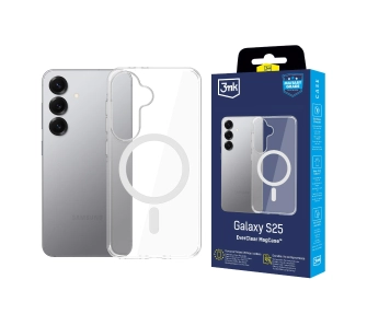 Etui 3mk EverClear MagCase do Samsung Galaxy S25 Przezroczysty