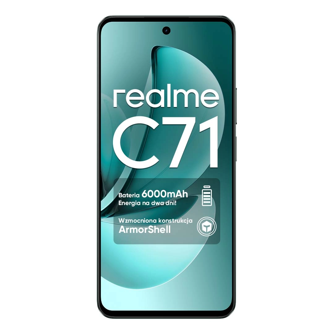 Smartfon realme C71 8/256GB 6,67" 120Hz 50Mpix Zielony
