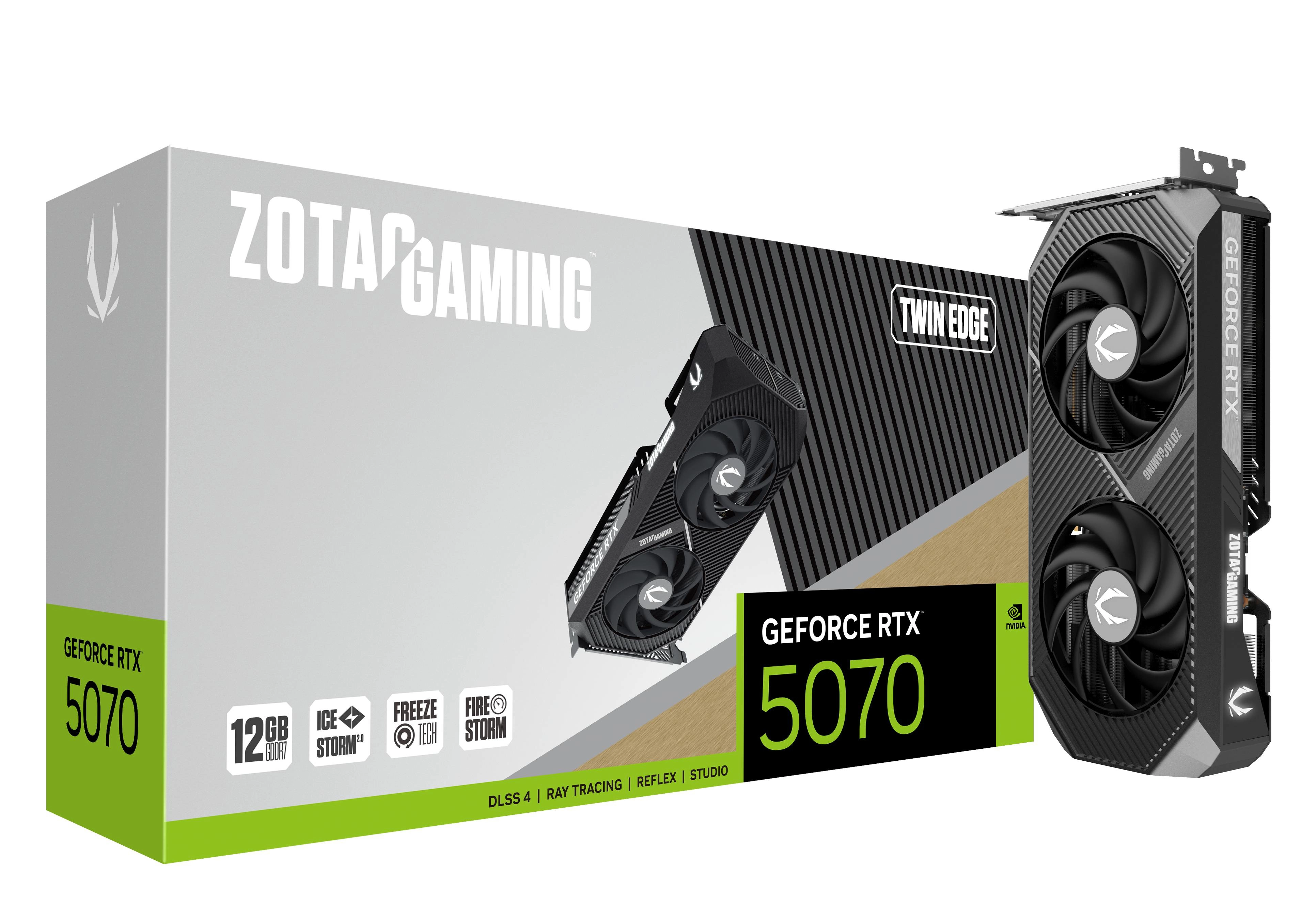 Karta graficzna Zotac Gaming GeForce RTX 5070 Twin Edge 12GB GDDR7 192bit DLSS 4