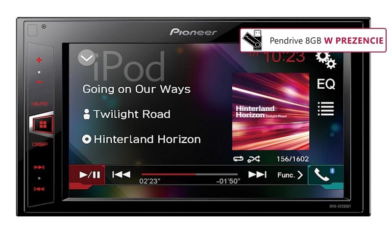 Radioodtwarzacz samochodowy Pioneer MVH-AV290BT