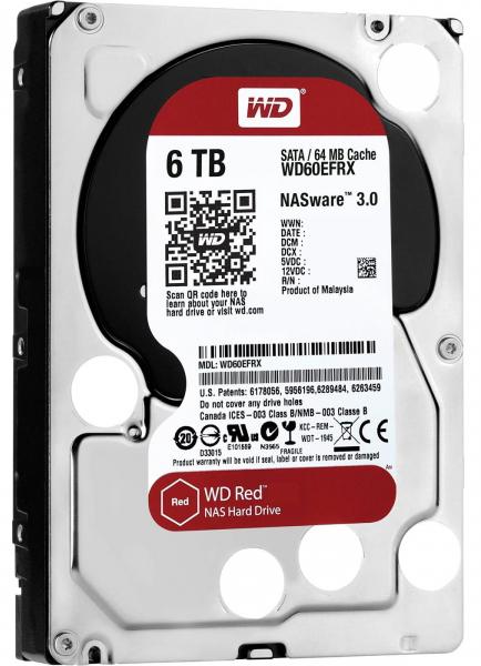 Dysk WD Red 6TB 3,5" WD60EFRX