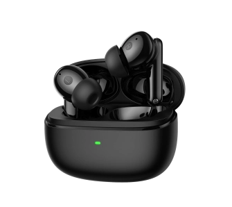 Słuchawki bezprzewodowe z mikrofonem Hator Hyperpunk Truepods Hybrid ANC HTA431 Dokanałowe Czarny