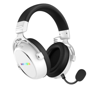 Słuchawki bezprzewodowe z mikrofonem Hator Hypergang 3 Wireless ESH56 ANC Nauszne Biały