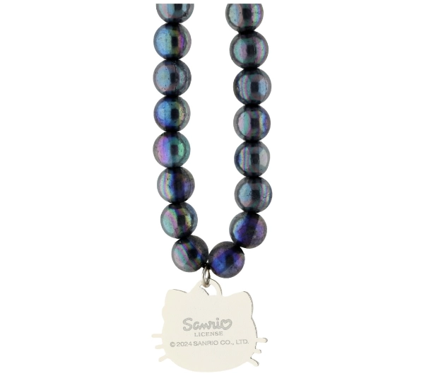 Hello Kitty Pearls Kitty Head Czarny