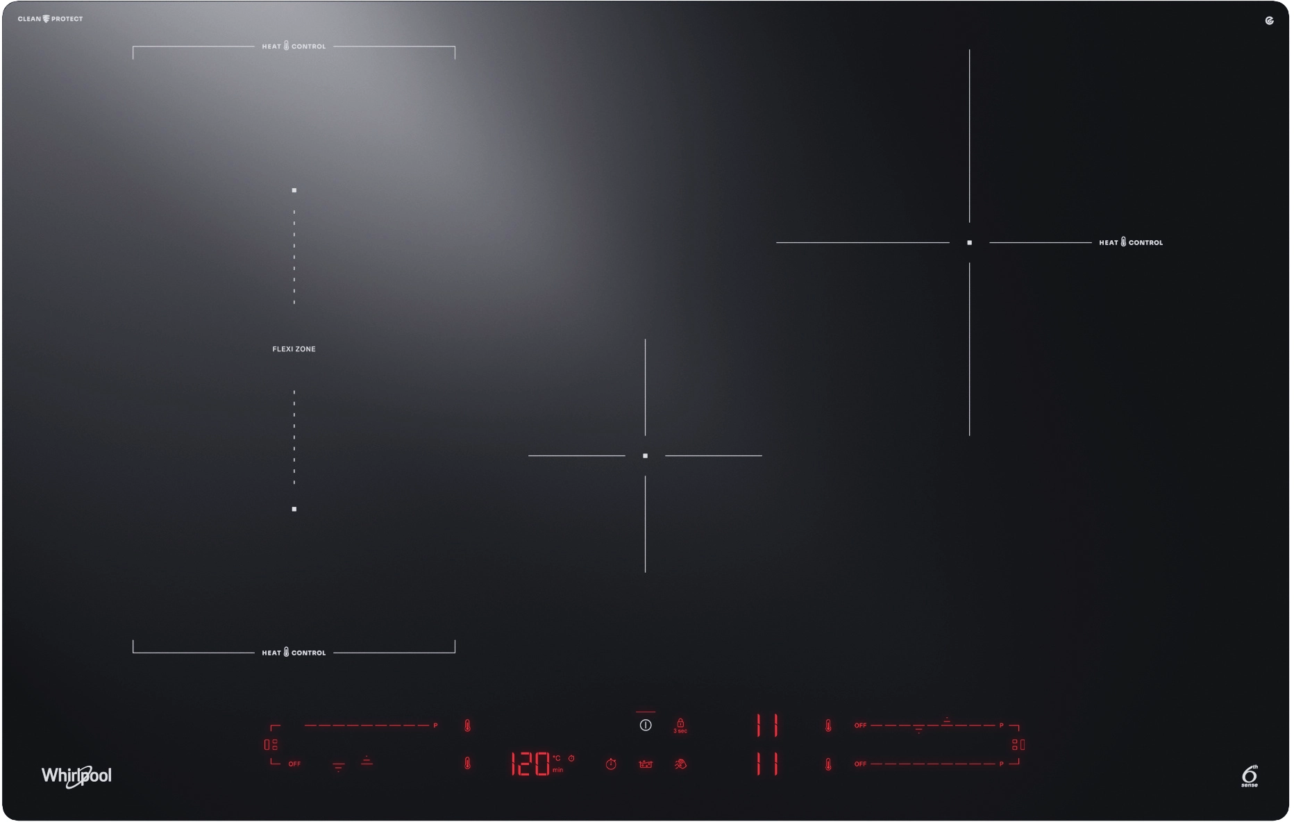 Płyta indukcyjna Whirlpool WTX8015DCF HeatControl 80cm