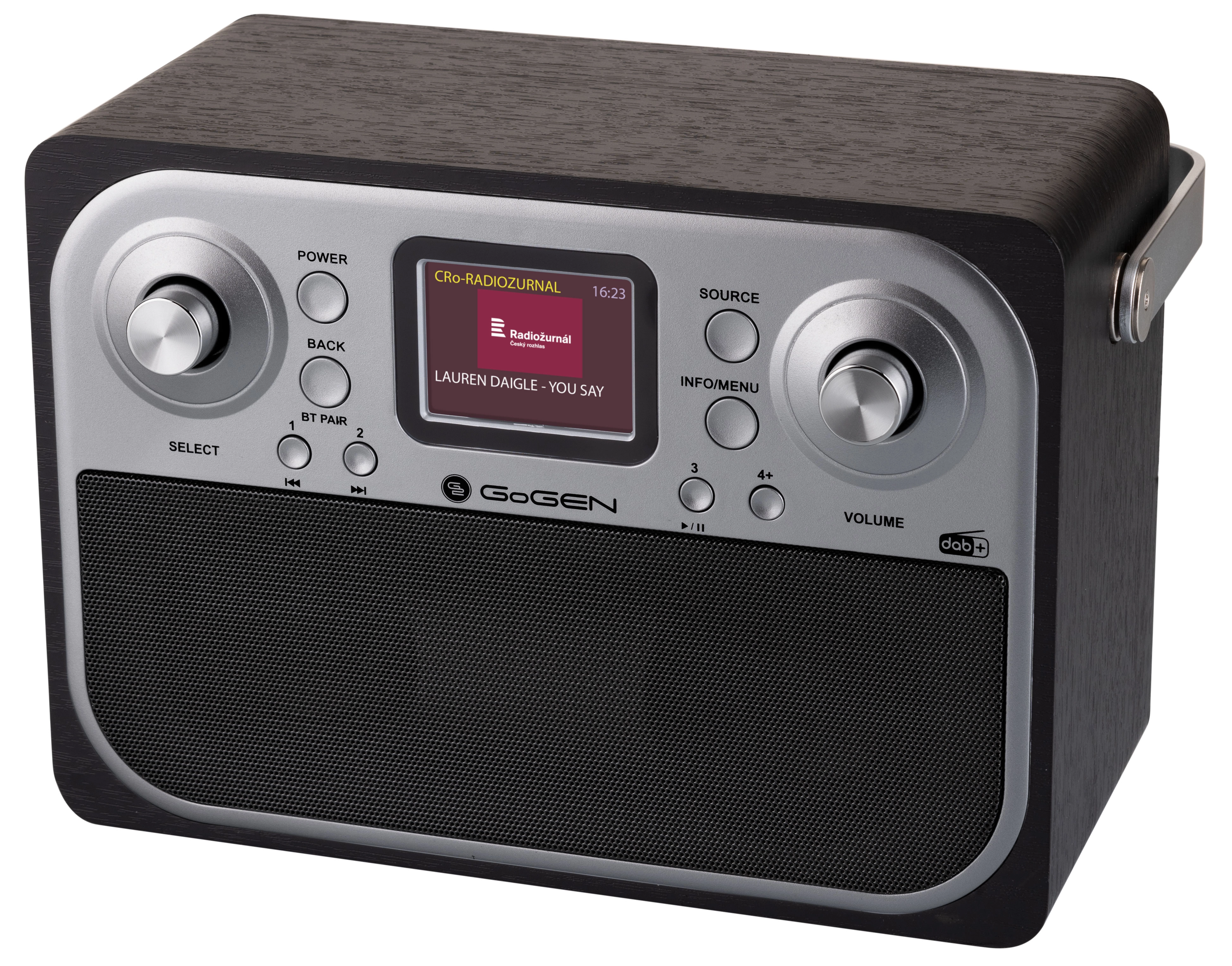 Radioodbiornik GoGEN DAB 700 BTCB Radio FM DAB+ Bluetooth Czarny