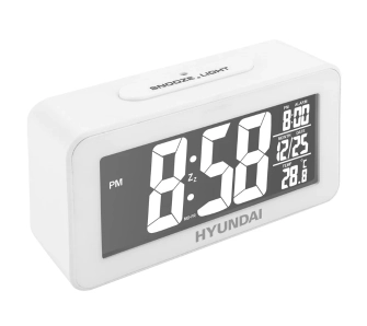 Budzik Hyundai AC 321 W Biały