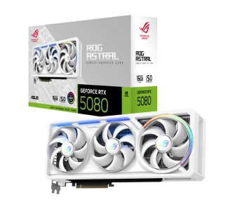 Karta graficzna ASUS ROG Astral GeForce RTX 5080 White Edition 16GB GDDR7 256bit DLSS 4