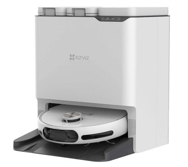 Roboty sprzątające - Ezviz RS20 Max Funkcja mopowania Stacja oczyszczająca Tworzenie mapy pomieszczenia 65dB Biały