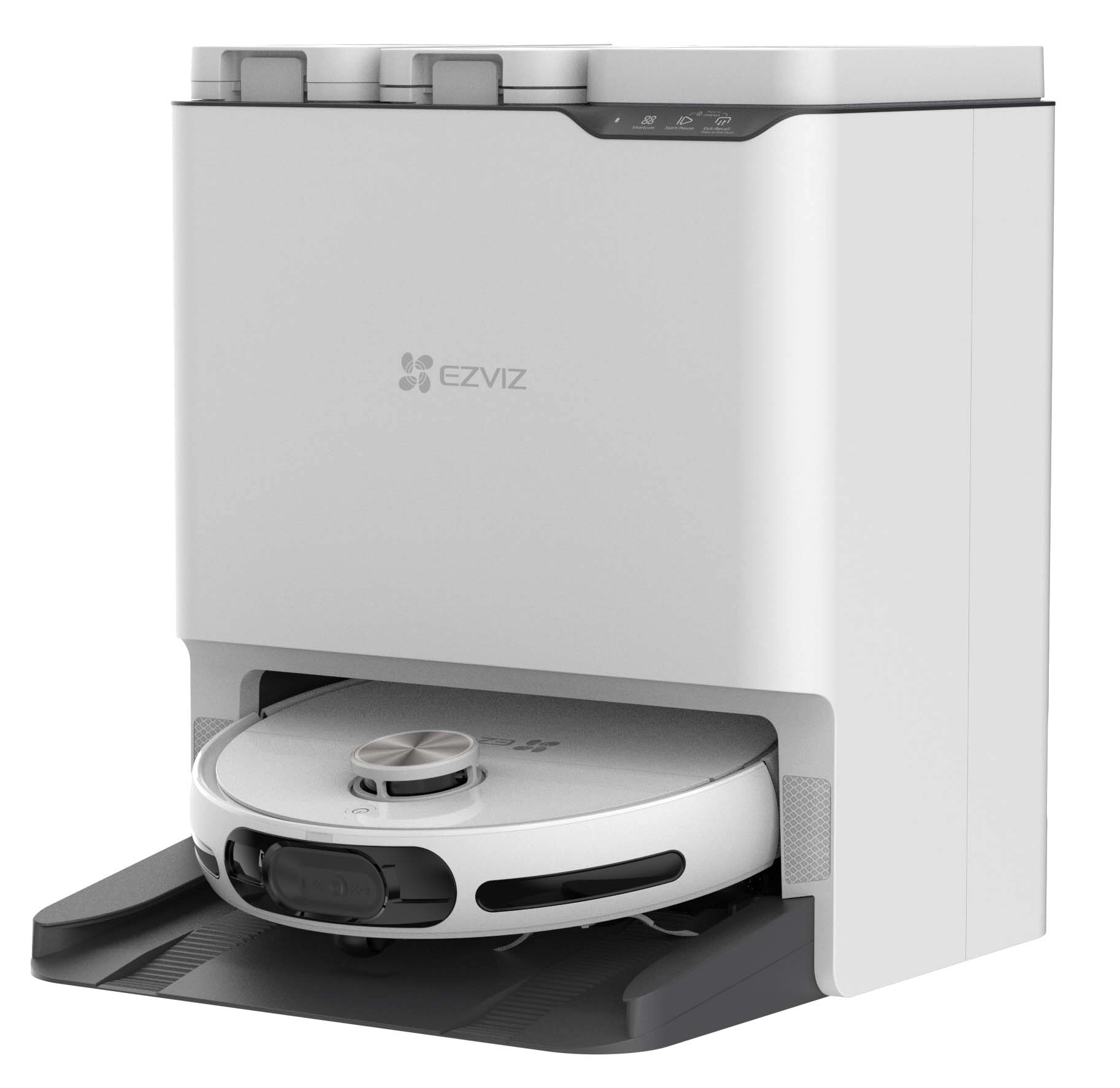Robot sprzątający Ezviz RS20 Max Funkcja mopowania Stacja oczyszczająca Tworzenie mapy pomieszczenia 65dB Biały AI