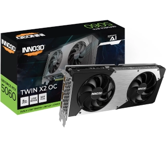 Karta graficzna Inno3D GeForce RTX 5060 Twin X2 OC 8GB GDDR7 128bit DLSS 4