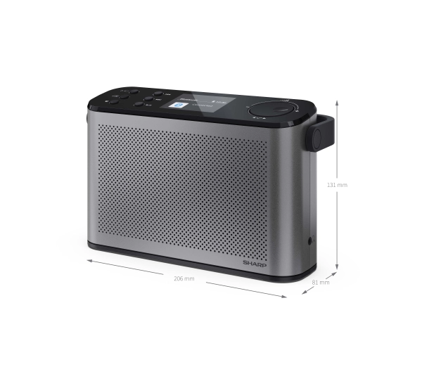 Sharp Osaka DR-P540(GY) Radio FM DAB+ Bluetooth Szary - Kup na Raty - RRSO 0%